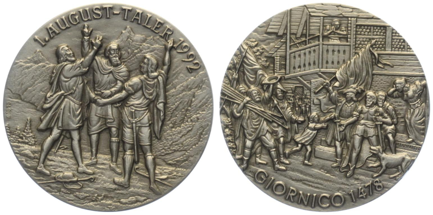1. August-Taler 1992 - Giornico 1478